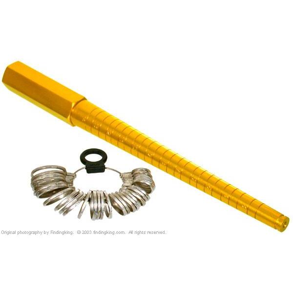 Take advantage of Yellow Ring Sizer Stick Mandrel & Finger Gauge 1-15  Jewelers Sizing Tools Kit FindingKing Outlet, Sale for a massive discount  off our clearance